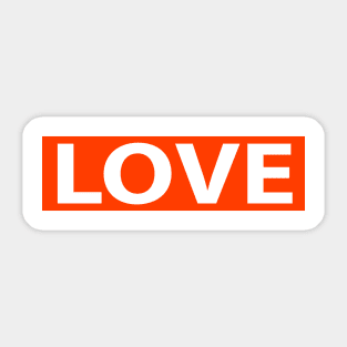 Love Funny Sticker